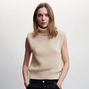 MNG Chunky Knit Gilet Vest